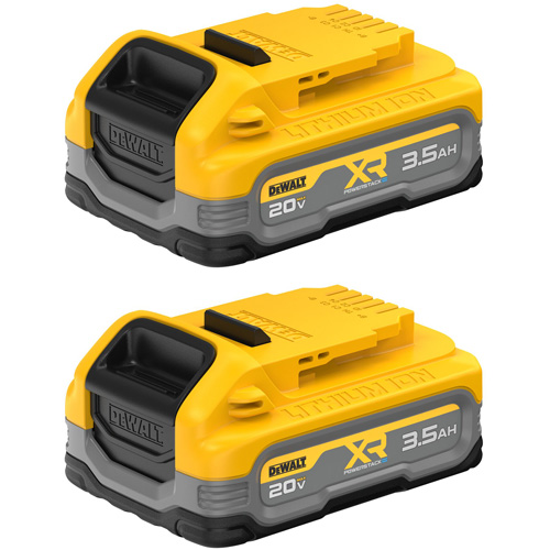 Ensemble de deux bloc-piles POWERSTACK XR , Lithium-ion, 20 V, 3.5 Ah NRZ Safety Inc.