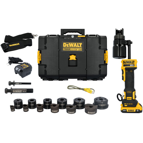 Hydraulic Knockout Tool Kit with 1/2'' - 2'' Punches & Dies NRZ Safety Inc.