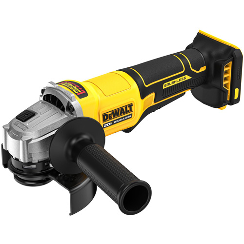 Brushless Cordless Paddle-Switch Grinder (Tool Only), 4-1/2" Wheel, 20 V NRZ Safety Inc.
