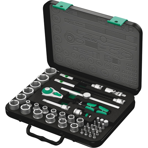 Jeu de cliquets rapides Zyklop 8100 SB 2, 43 Mcx, Prise de 3/8" NRZ Safety Inc.