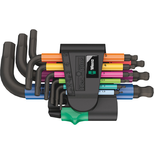 950/9 Hex-Plus Multicolour 2 L-Key Set, 9 Pcs., Metric NRZ Safety Inc.