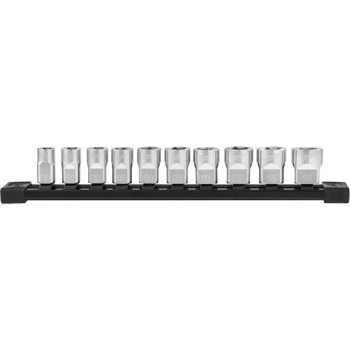 Metric Sockets with Four Flat Sides, 10 Pcs, 3/8" Drive Size NRZ Safety Inc.