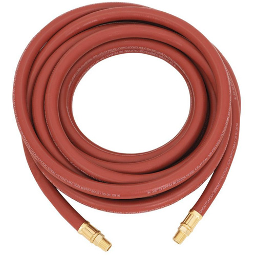AH3825RB Hose, Air, Rubber, 3/8" dia. x 25', 300 psi, 1/4 NPT NRZ Safety Inc.