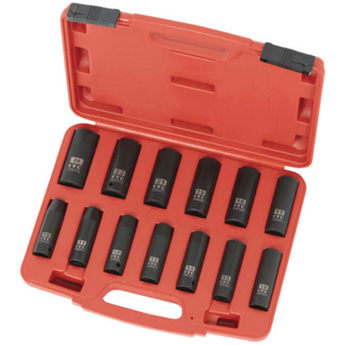 Jeu de douilles m&eacute;triques IPS-1312DM, 13 Mcx, Chocs, Prise de 1/2", Profond NRZ Safety Inc.