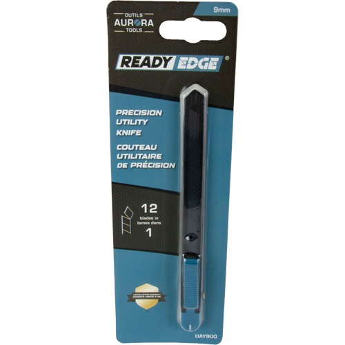 9mm Standard-Duty Knife, Stainless Steel, Plastic Handle NRZ Safety Inc.