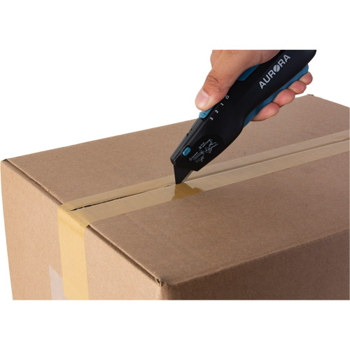 Retractable Safety Knife , Stainless Steel, Heavy-Duty, Plastic/Aluminum Handle NRZ Safety Inc.