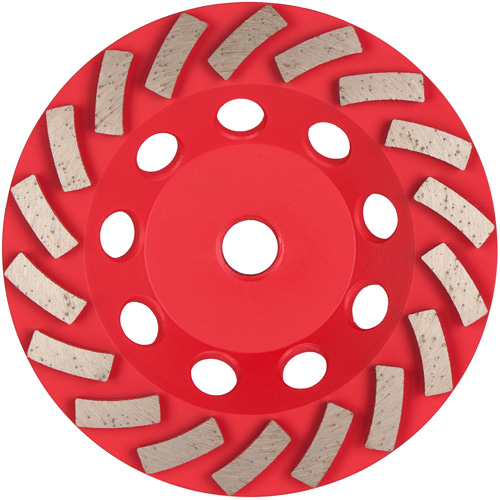 Meule boisseau diamant&eacute;e &agrave; 18 segments Turbo DIAMOND MAX NRZ Safety Inc.