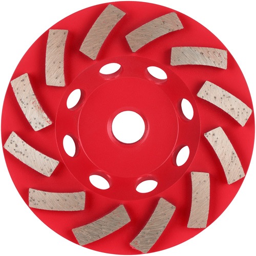 Meule boisseau diamant&eacute;e &agrave; 12 segments Turbo DIAMOND MAX NRZ Safety Inc.
