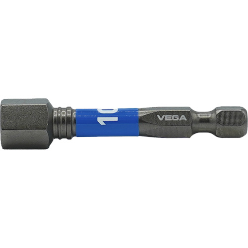 Impactech&reg; Power Bit, Hex, 10 mm Tip, 1/4" Drive Size, 2" Length NRZ Safety Inc.