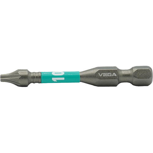 Impactech&reg; Power Bit, Torx, T-10 Tip, 1/4" Drive Size, 2" Length NRZ Safety Inc.