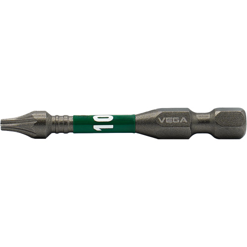 Impactech&reg; Power Bit, Torx&reg; Tamper, T-10 Tip, 1/4" Drive Size, 2" Length NRZ Safety Inc.
