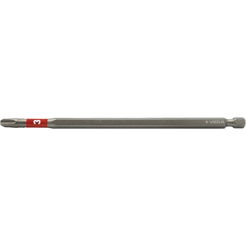 Impactech&reg; Power Bit, Phillips, #3 Tip, 1/4" Drive Size, 6" Length NRZ Safety Inc.