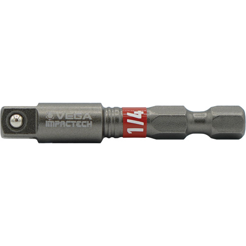 Impactech&reg; Impact Socket Adapter, 1/4" Drive Size, 1/4" Male Size, 2" L NRZ Safety Inc.