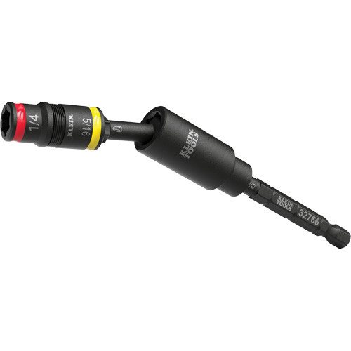 Impact Flip Socket With Swivel Adapter, Hex, 1/4" Drive, 3 Pcs NRZ Safety Inc.
