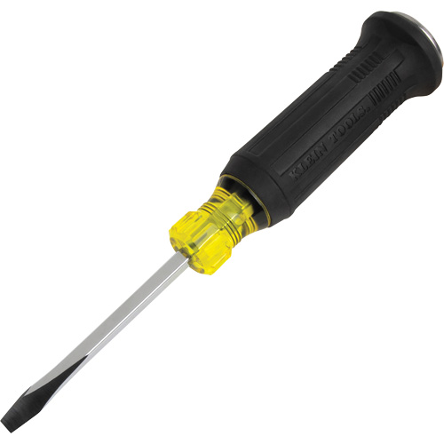 Tournevis de d&eacute;molition avec embout plat &eacute;vas&eacute;, 1/4", 9-2/5" lo, Prise Coussin&eacute;e NRZ Safety Inc.