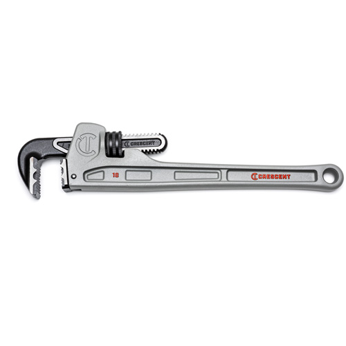 Cl&eacute; &agrave; tuyau &agrave; m&acirc;choires K9, Cap des m&acirc;choires 2-7/8", Longueur 18", Fini Rev&ecirc;tement en poudre, Prise Ergonomique NRZ Safety Inc.