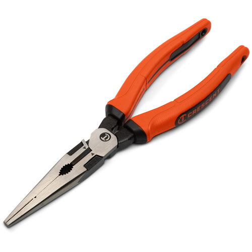 Z2 Long Nose Plier with Dual Material Grip Rawhide Handle, 8" L NRZ Safety Inc.