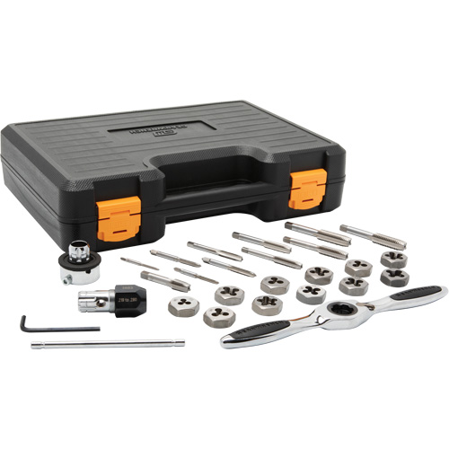 Metric Ratcheting Tap & Die Set, 27 Pieces NRZ Safety Inc.