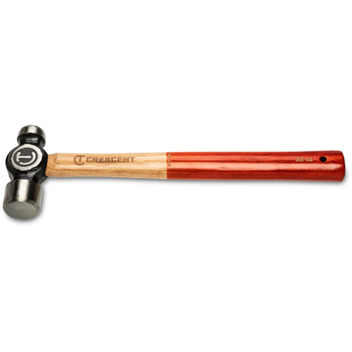 Ball Pein Hammer, 32 oz. Head Weight, Polished Face, Wood Handle NRZ Safety Inc.