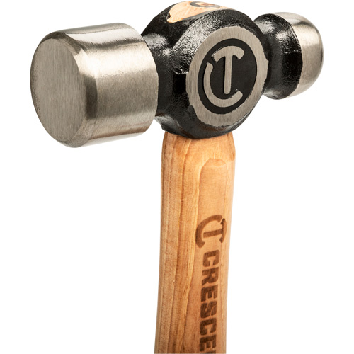 Ball Pein Hammer, 32 oz. Head Weight, Polished Face, Wood Handle NRZ Safety Inc.