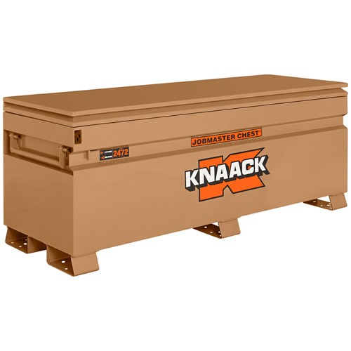 Model 2472 Jobsite Chest with Padlock, 72" x 24" x 28-1/4", Steel, Tan NRZ Safety Inc.
