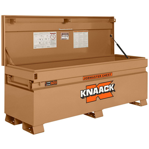 Model 2472 Jobsite Chest with Padlock, 72" x 24" x 28-1/4", Steel, Tan NRZ Safety Inc.