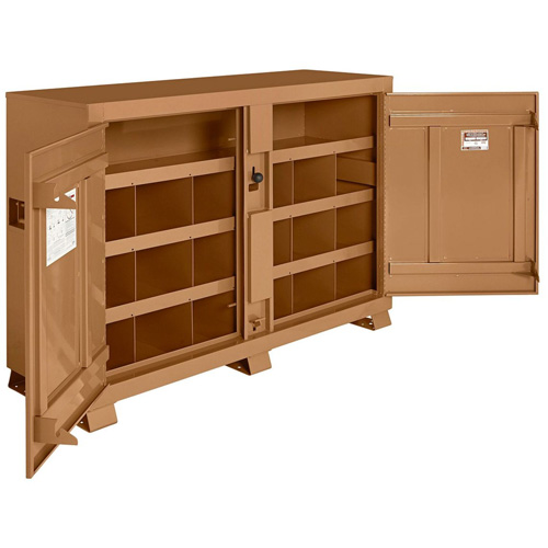Armoire &agrave; bacs mod&egrave;le 129 avec cadenas, Acier, 48 pi³, Havane NRZ Safety Inc.