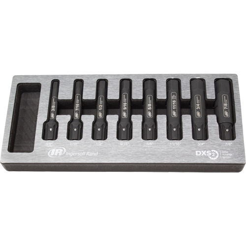 SAE Bit Impact Socket Set, Hex, 8 Pcs NRZ Safety Inc.