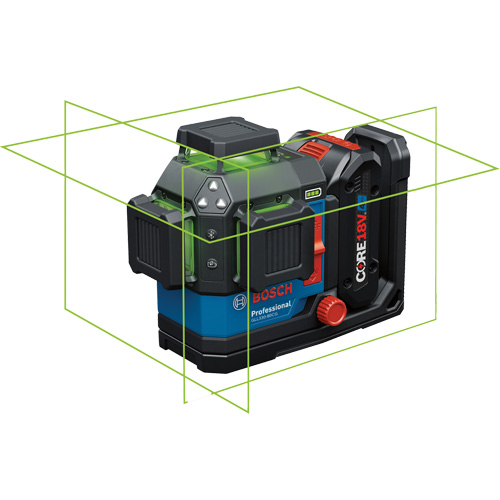 360 Connected Green-Beam Three-Plane Leveling and Alignment Laser NRZ Safety Inc.