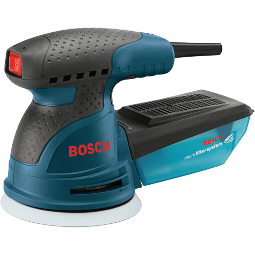 Single-Speed Palm Random Orbit Sander/Polisher, 5" Sand Paper, 2.5 A, 120 V NRZ Safety Inc.