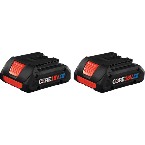 Batteries CORE18V &agrave; puissance avanc&eacute;e, Lithium-ion, 18 V, 4 A NRZ Safety Inc.