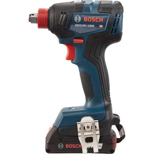 Ensemble visseuse/cl&eacute; &agrave; chocs 2-en-1 pour embouts et douilles, 1/2", 1800 lb-po Couple max., 18 V, Lithium-ion NRZ Safety Inc.