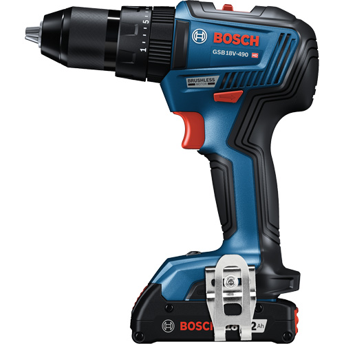 EC Brushless 1/2 In. Hammer Drill/Driver Kit, 1/2" Chuck, 18 V NRZ Safety Inc.