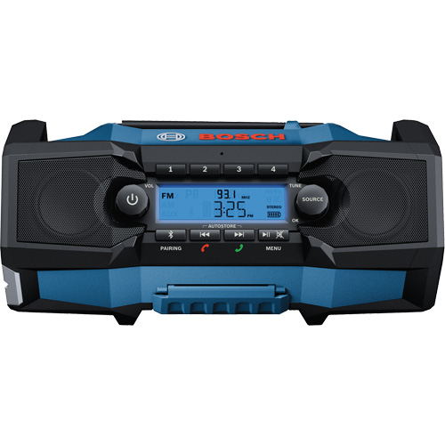 Compact Jobsite Radio with Bluetooth&reg; 5.0, Lithium-Ion, 18 V NRZ Safety Inc.