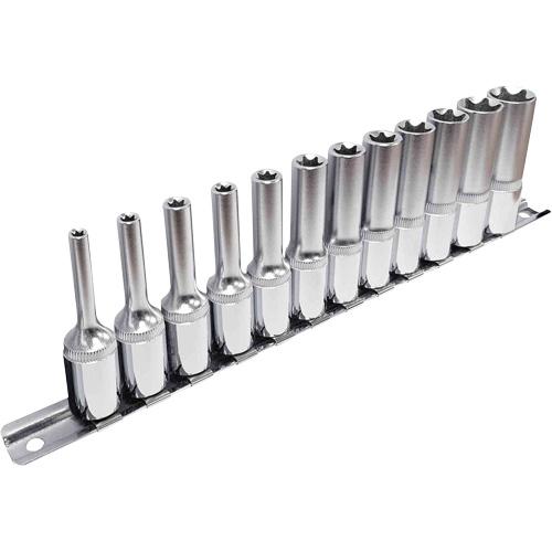 Jeu de douilles externes Torx, 12 Mcx, Prise de 3/8", Profond NRZ Safety Inc.