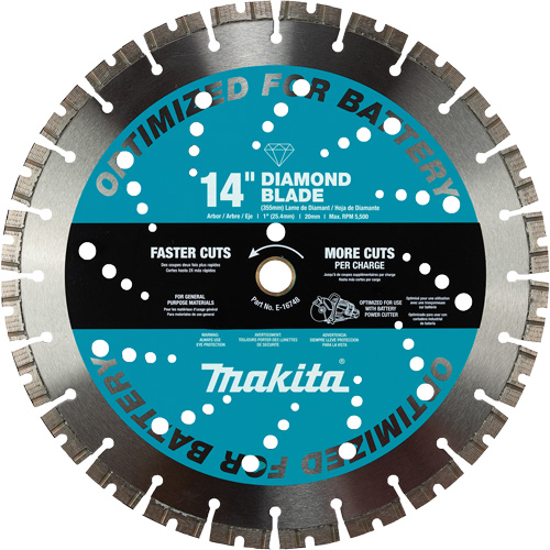 General Purpose Thin Kerf Diamond Blade, 14", Brick/Concrete/Stone Use NRZ Safety Inc.