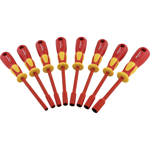 Metric Insulated Nut Driver Set, 1000 V, 8 Pcs NRZ Safety Inc.