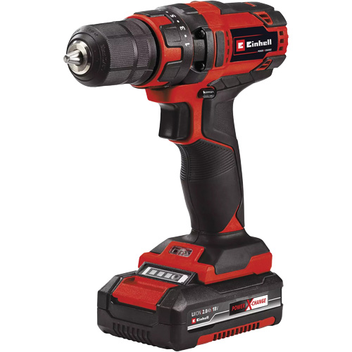 Ensemble perceuse sans fil, Lithium-ion, 18 V, Mandrin 3/8", Couple 310  lb-po NRZ Safety Inc.
