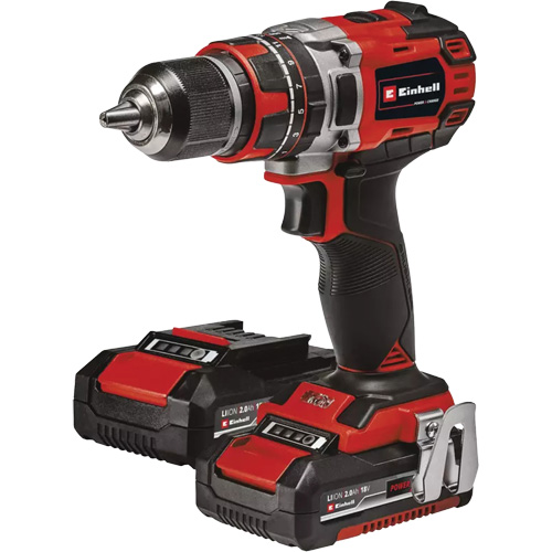 Professional Cordless Hammer Drill/Driver Kit, 1/2" Chuck, 18 V NRZ Safety Inc.
