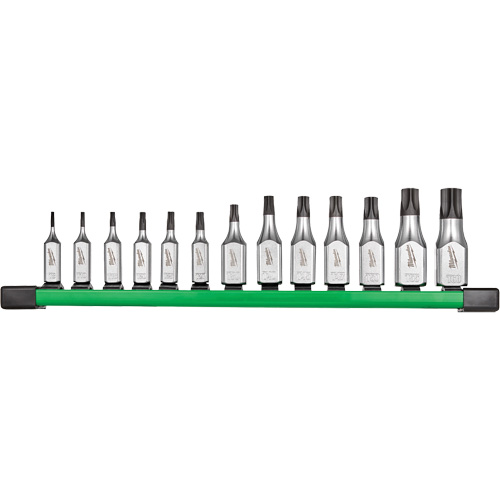 Tamper Proof Bit Socket Set, Torx&reg;, 1/4"/3/8" Drive, 13 Pcs NRZ Safety Inc.