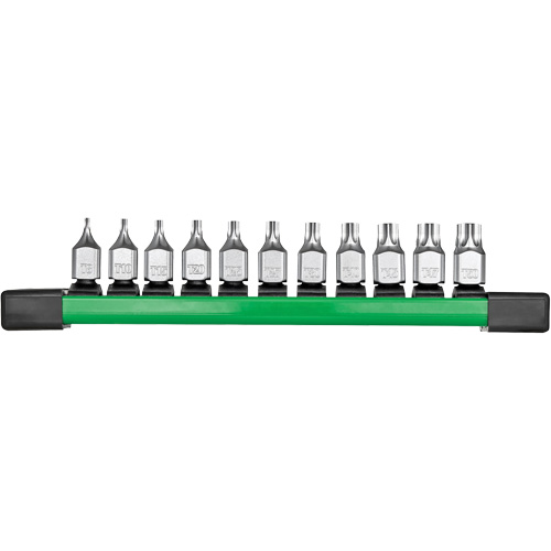 Low-Profile Bit Socket Set, Torx&reg;, 1/4" Drive, 11 Pcs NRZ Safety Inc.