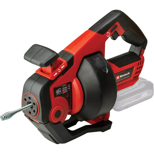 TE-DA 18/760 Li 18V Cordless Drain Auger (Tool Only), Powered, 25' Cable Length, 1/4" Cable Diameter NRZ Safety Inc.
