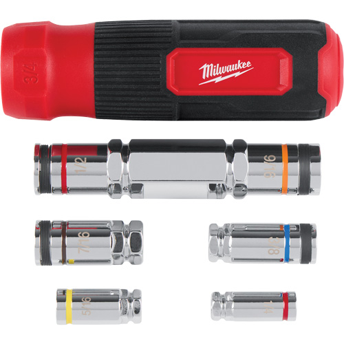 7-in-1 HOLLOWCORE Multi-Nut Driver, 9-9/100" L, Magnetic NRZ Safety Inc.