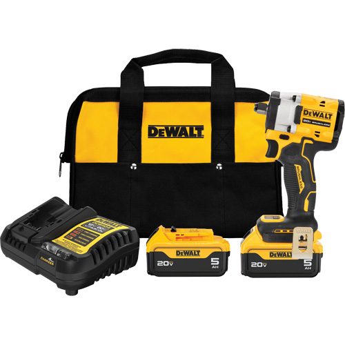 Ensemble de cl&eacute; &agrave; chocs compacte ATOMIC MAX* avec enclume &agrave; anneau ouvert, 20 V, Mandrin 1/2" NRZ Safety Inc.