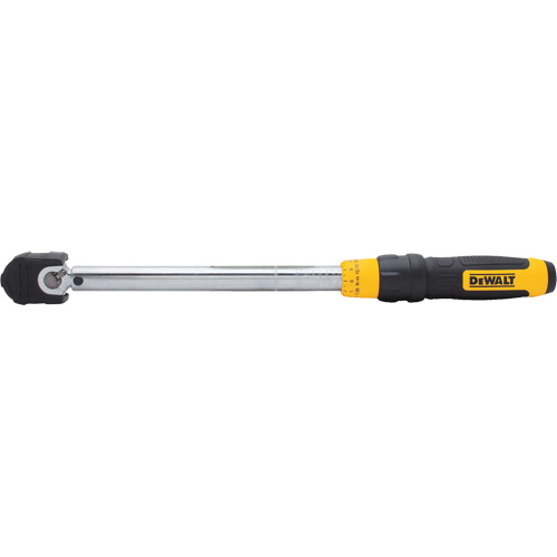 Micrometer Torque Wrench, Click, 3/8" Square Drive, 20 - 100 ft-lbs./27.11-135. 58 N.m NRZ Safety Inc.