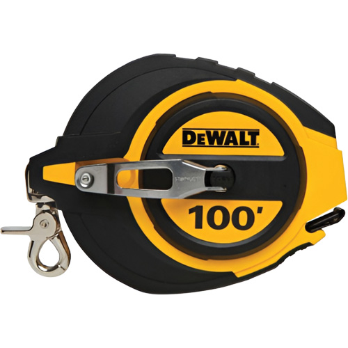 Long ruban &agrave; mesurer avec boîtier ferm&eacute;, 100', Marques de goujon Imp&eacute;rial NRZ Safety Inc.