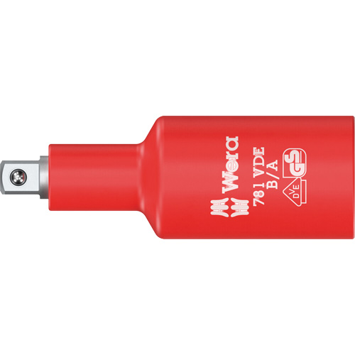 B/A VDE Insulated Connector, 3/8" Drive, 1/4" Socket, 2.59" L, Ball NRZ Safety Inc.