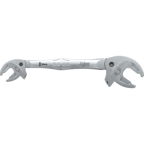 Joker S/L Self-Setting Double Open-End Spanner, 7/16" x 3/4", Plain NRZ Safety Inc.