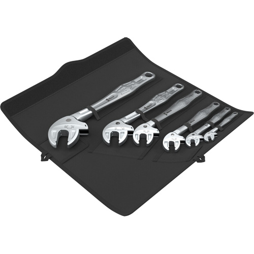 Jeu de 6 cl&eacute;s &agrave; fourches &agrave; r&eacute;glage automatique Joker, Ajustable, 6 morceaux, Imp&eacute;rial NRZ Safety Inc.