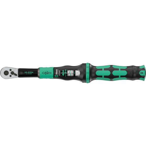 Cl&eacute; dynamom&eacute;trique Click-Torque Lock A 5 r&eacute;glable avec fonction Torque Lock, &agrave; cliquer, Entraînement 1/4" carr&eacute;, 1 - 18 lb-pi NRZ Safety Inc.